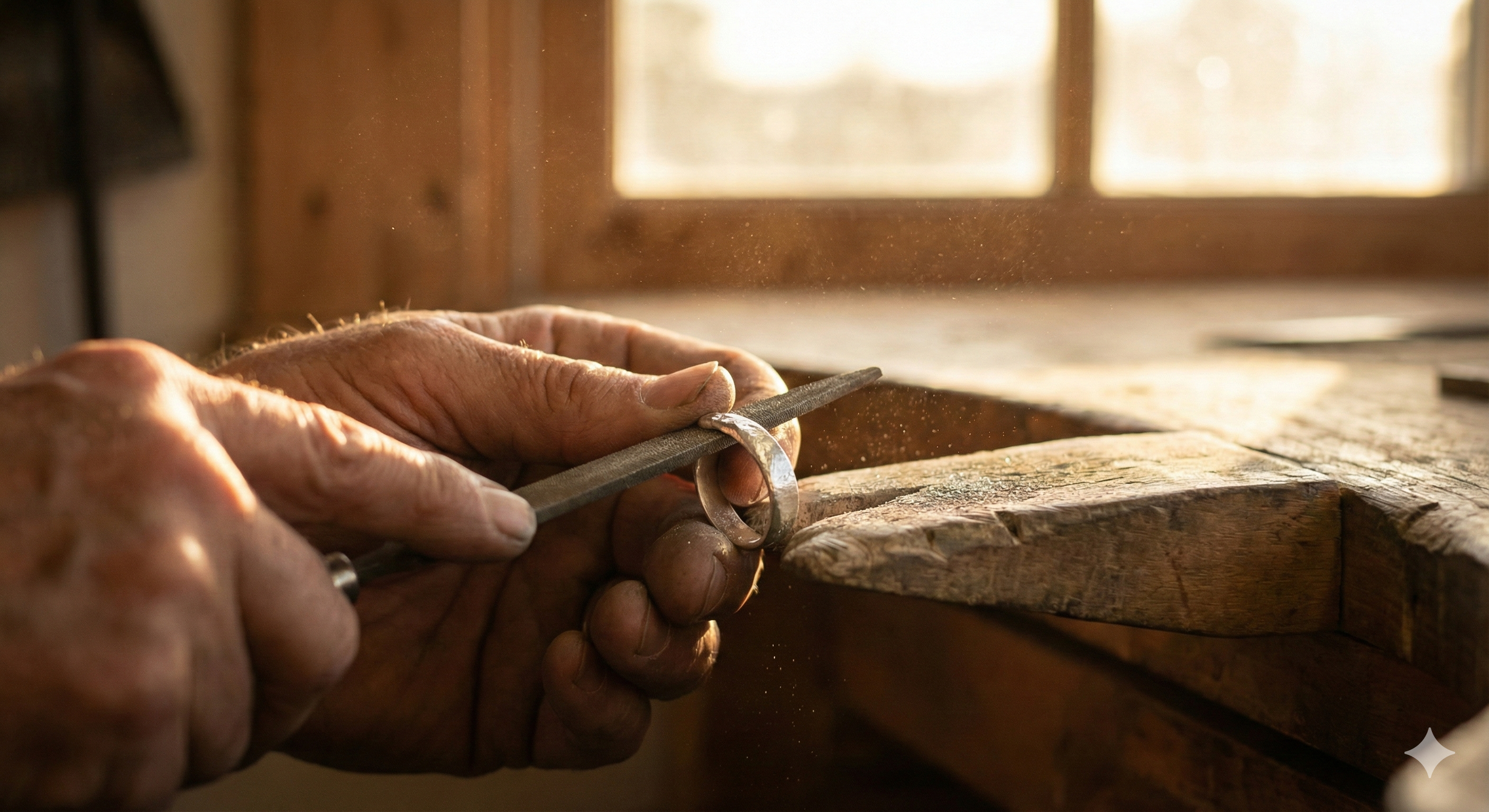 Tarakshi artisan crafting silver jewelry